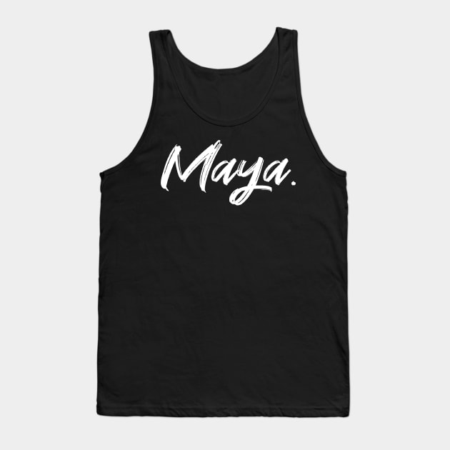 Name Maya Tank Top by CanCreate